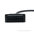 Connettore dell'adattatore diagnostico da 17 pin a 16 pin obd2